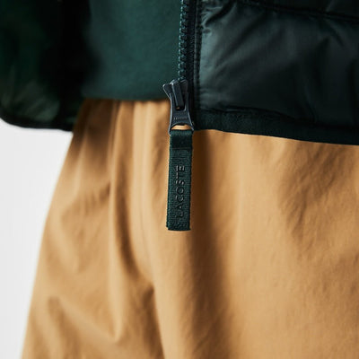 Lacoste - Doudoune Vert matelassé avec capuche - Lothaire