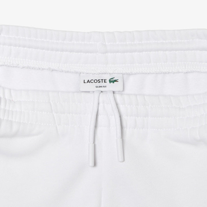 Lacoste Pantalon jogging blanc en molleton - Lothaire
