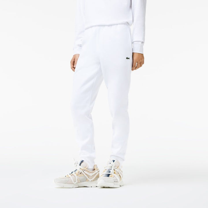 Lacoste Pantalon jogging blanc en molleton - Lothaire