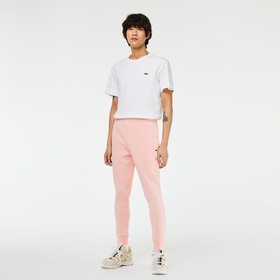 Lacoste Pantalon jogging rose en molleton - Lothaire