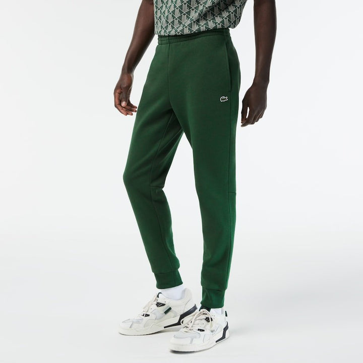 Lacoste Pantalon jogging vert en molleton - Lothaire