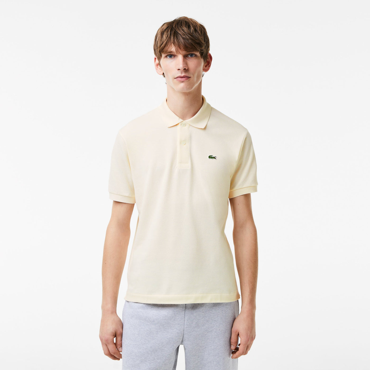 Lacoste Polo Original Blanc Crème L.12.12 coton petit piqué - Lothaire