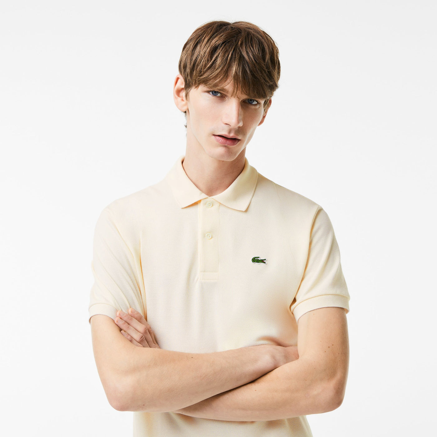 Lacoste Polo Original Blanc Crème L.12.12 coton petit piqué - Lothaire