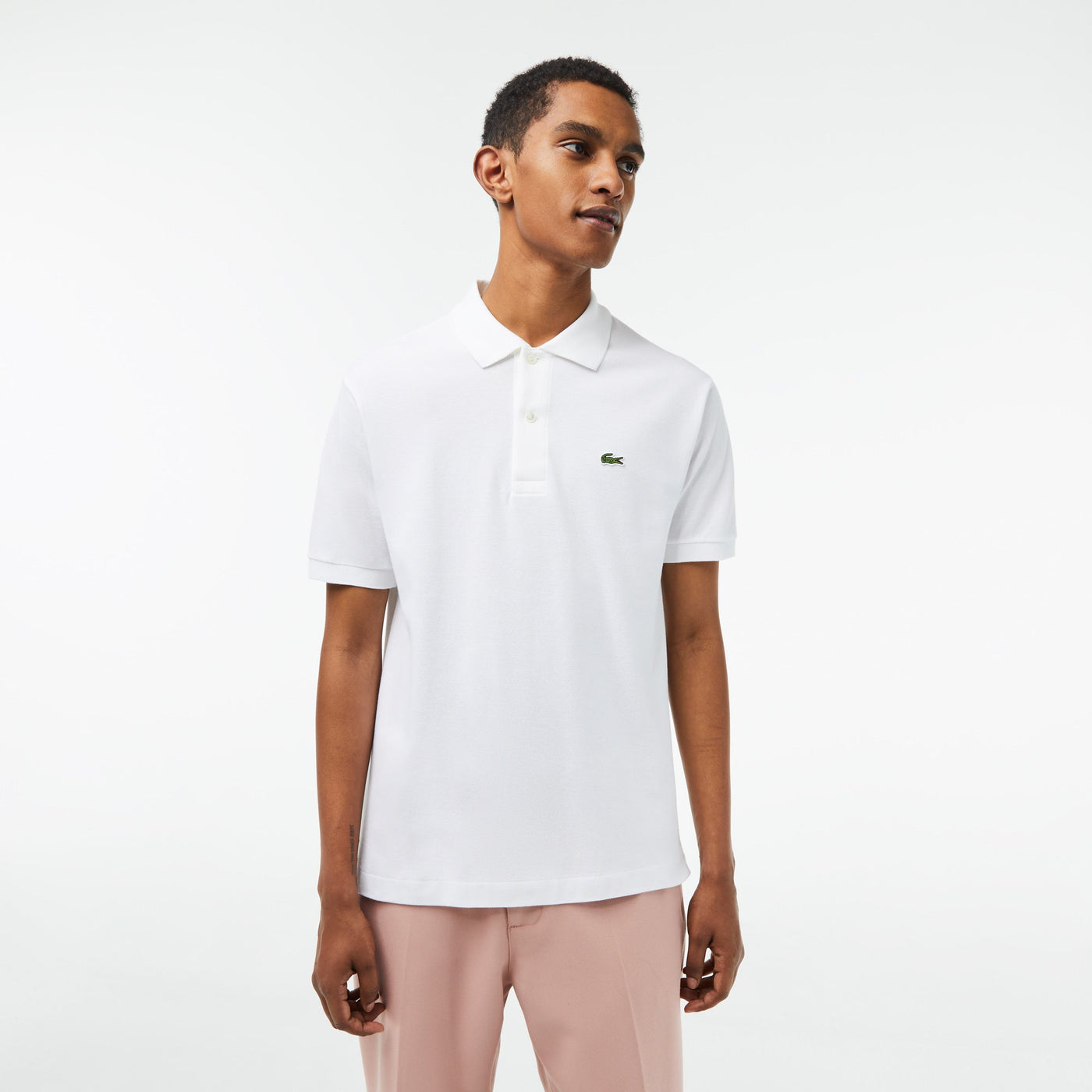 Lacoste Polo Original blanc L.12.12 coton petit piqu Lothaire