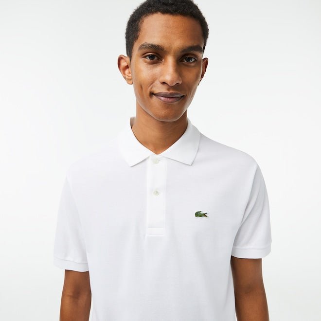 Lacoste Polo Original blanc coton petit piqué – Lothaire