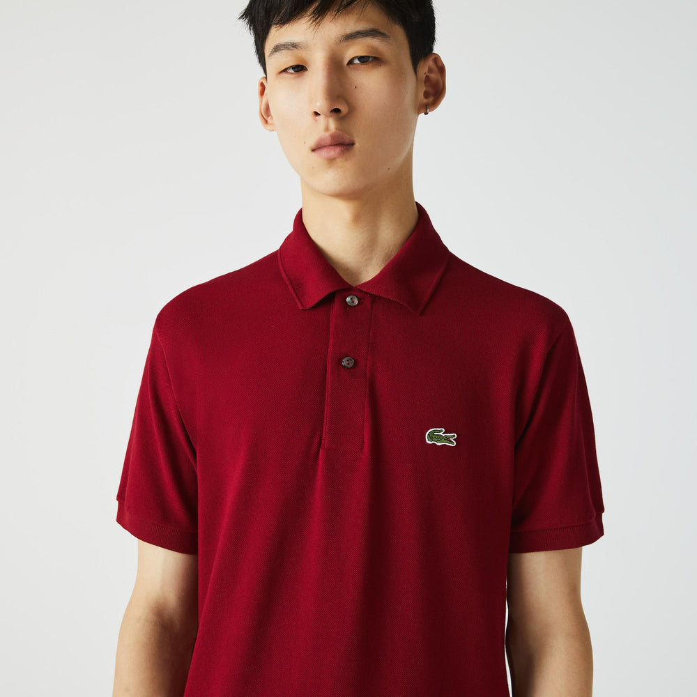 Lacoste Polo Original Bordeaux L.12.12 coton petit piqué - Lothaire