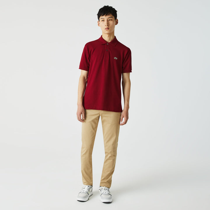 Lacoste Polo Original Bordeaux L.12.12 coton petit piqué - Lothaire