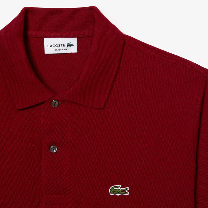 Lacoste Polo Original Bordeaux L.12.12 coton petit piqué - Lothaire
