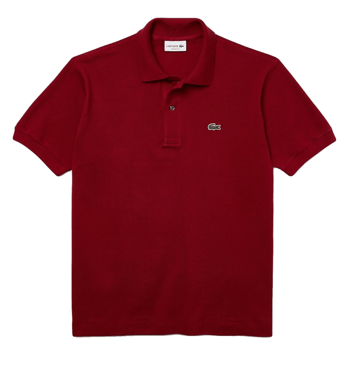 Lacoste Polo Original Bordeaux L.12.12 coton petit piqué - Lothaire