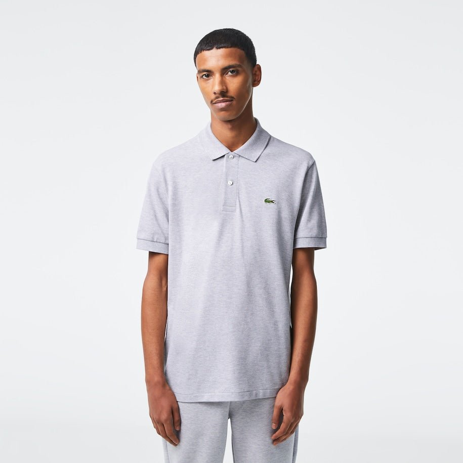 Lacoste Polo Original Gris chine L.12.12 coton petit pique Lothaire