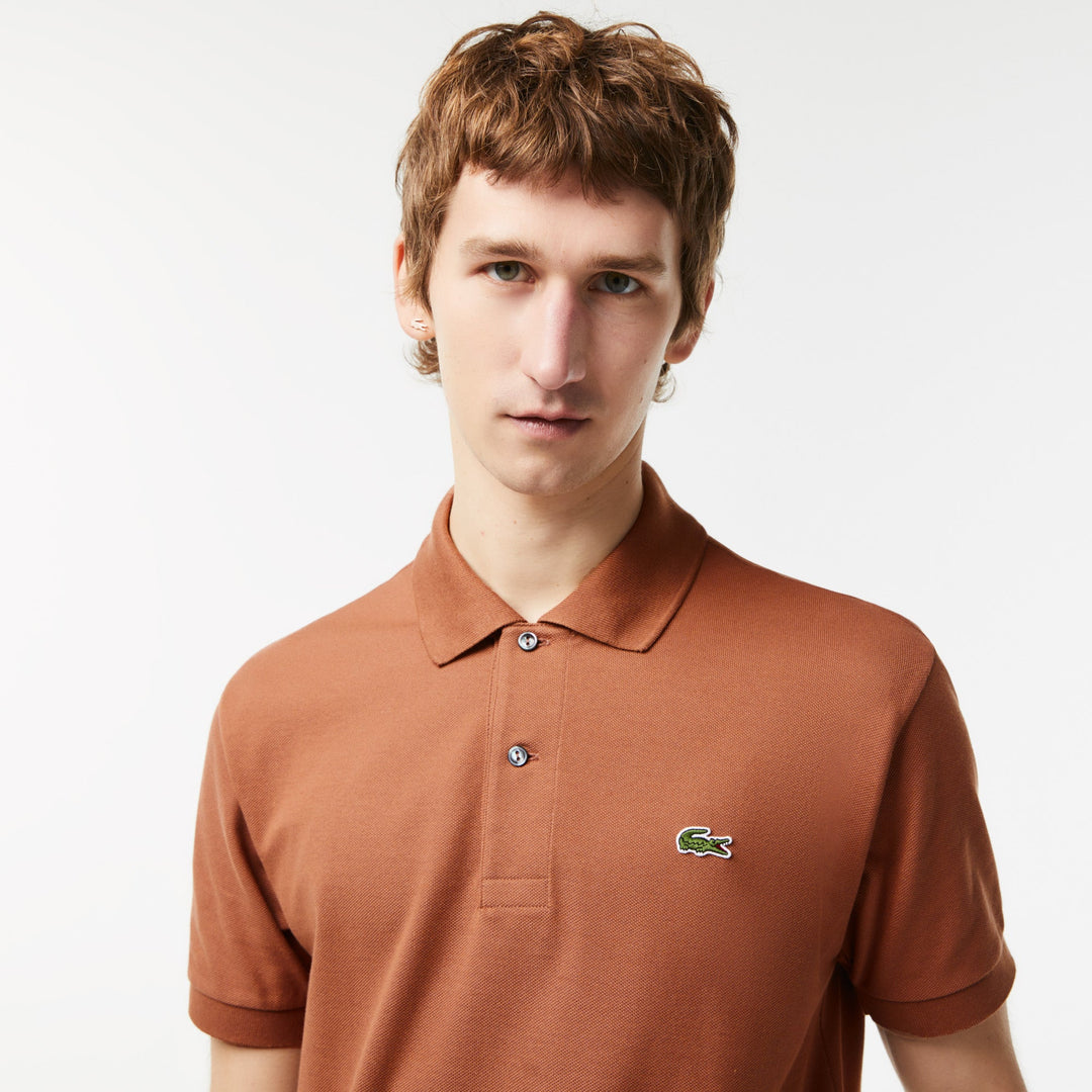 Lacoste Polo Original Marron L.12.12 coton petit piqué - Lothaire