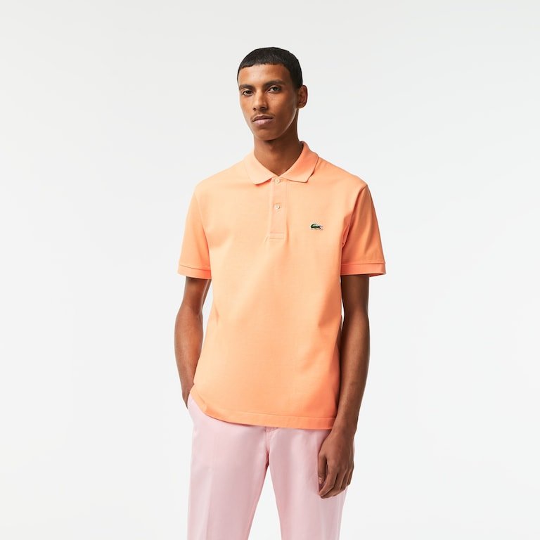 Lacoste Polo Original Orange L.12.12 coton petit piqué - Lothaire
