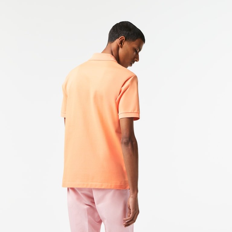 Lacoste Polo Original Orange L.12.12 coton petit piqué - Lothaire