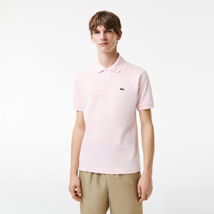 Lacoste Polo Original Rose pale L.12.12 coton petit piqué - Lothaire