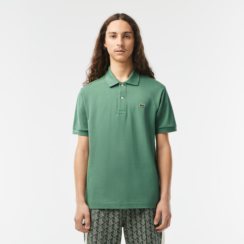 Lacoste Polo Original Vert kaki L.12.12 coton petit piqué - Lothaire