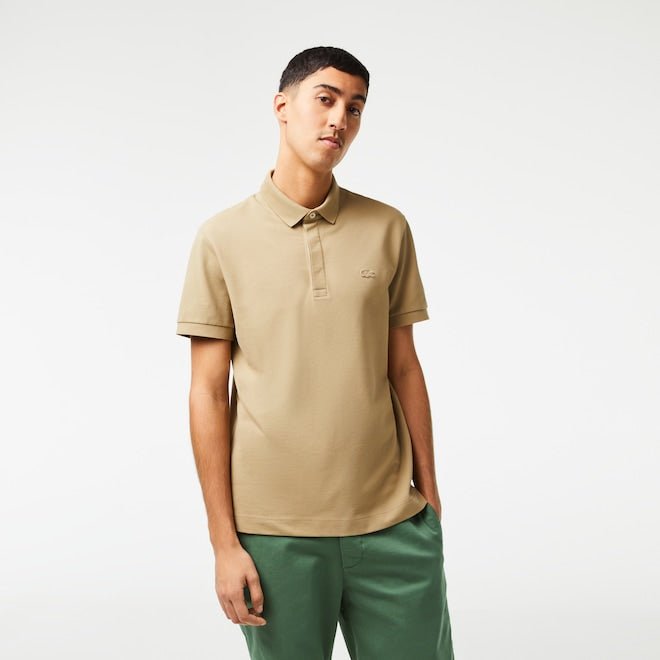 Lacoste Polo Smart Paris beige coton stretch - Lothaire