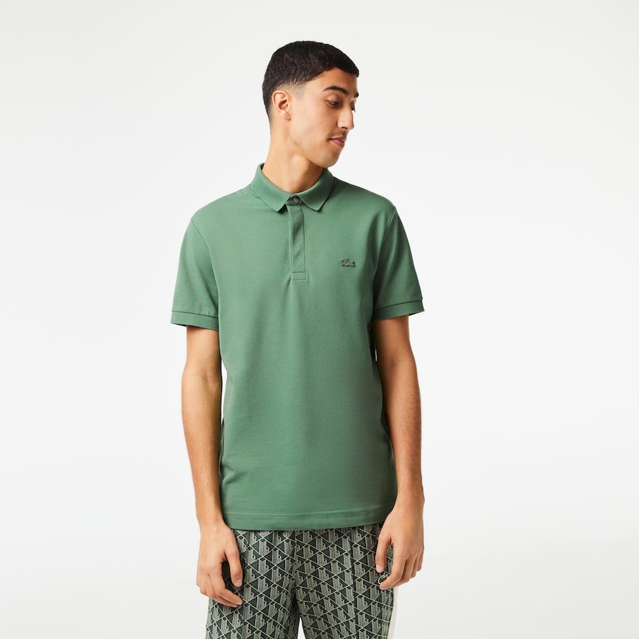 Lacoste Polo Smart Paris kaki coton stretch - Lothaire