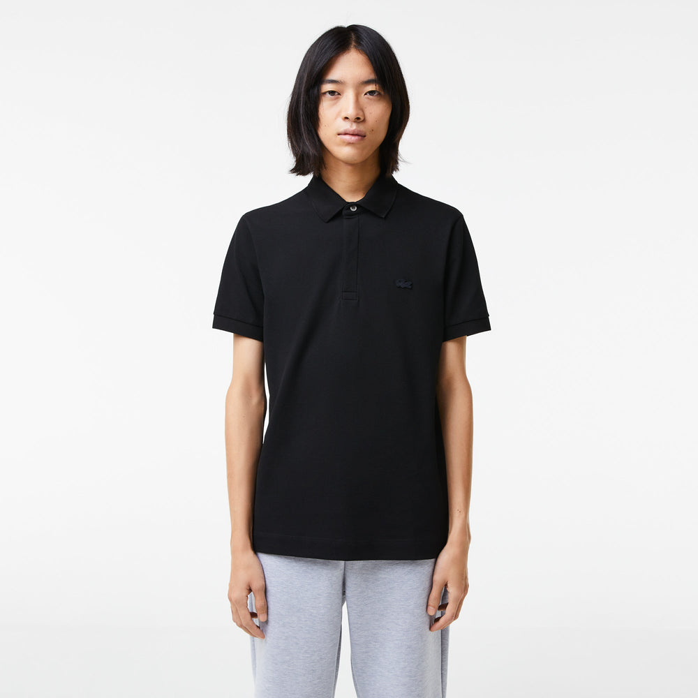 Lacoste Polo Smart Paris noir coton stretch - Lothaire