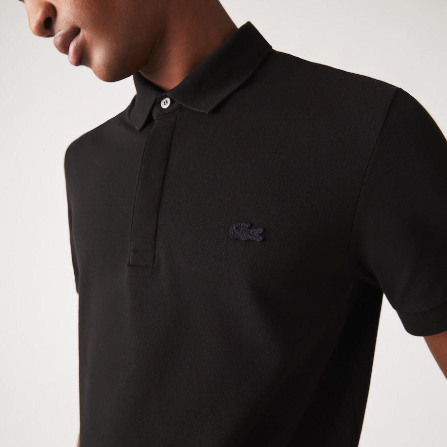 Lacoste Polo Smart Paris noir coton stretch - Lothaire