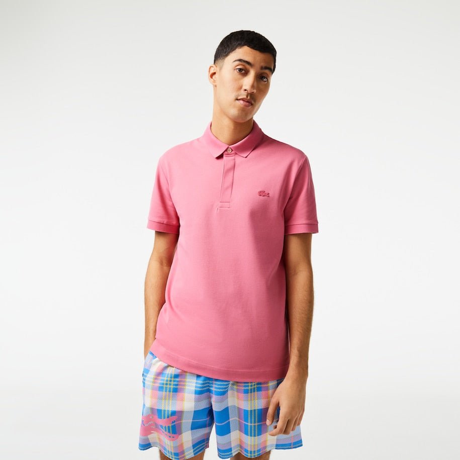Lacoste Polo Smart Paris rose coton stretch - Lothaire