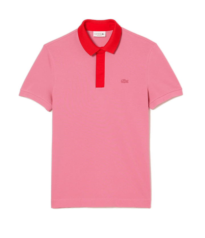 Lacoste Polo Smart Paris rose en piqué de coton - Lothaire