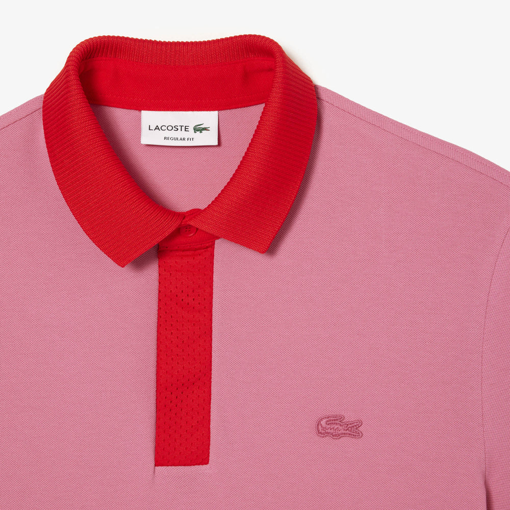 Lacoste Polo Smart Paris rose en piqué de coton - Lothaire