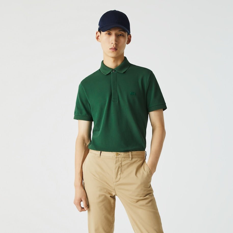 Lacoste Polo Smart Paris vert coton stretch - Lothaire