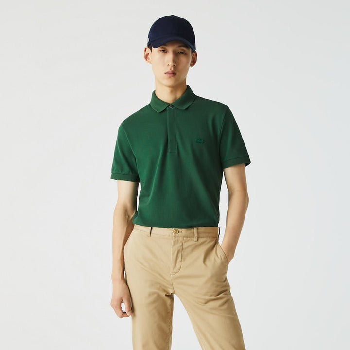 Lacoste Polo Smart Paris vert coton stretch - Lothaire