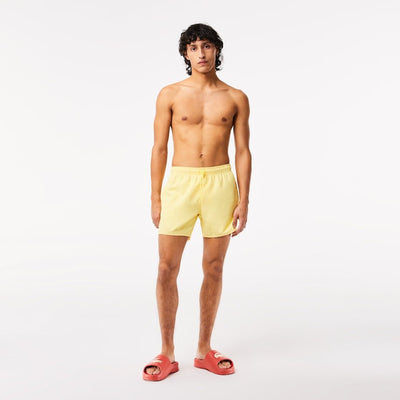 Lacoste Short de bain jaune léger à séchage rapide - Lothaire