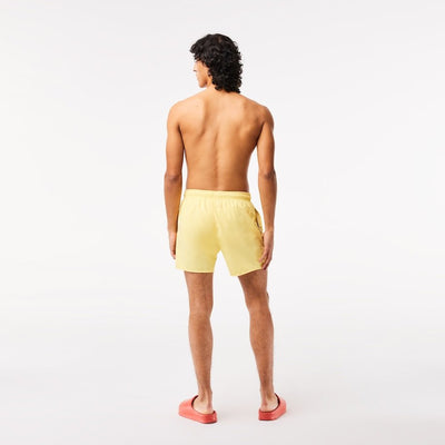 Lacoste Short de bain jaune léger à séchage rapide - Lothaire