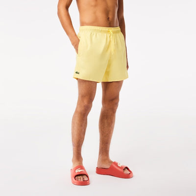 Lacoste Short de bain jaune léger à séchage rapide - Lothaire
