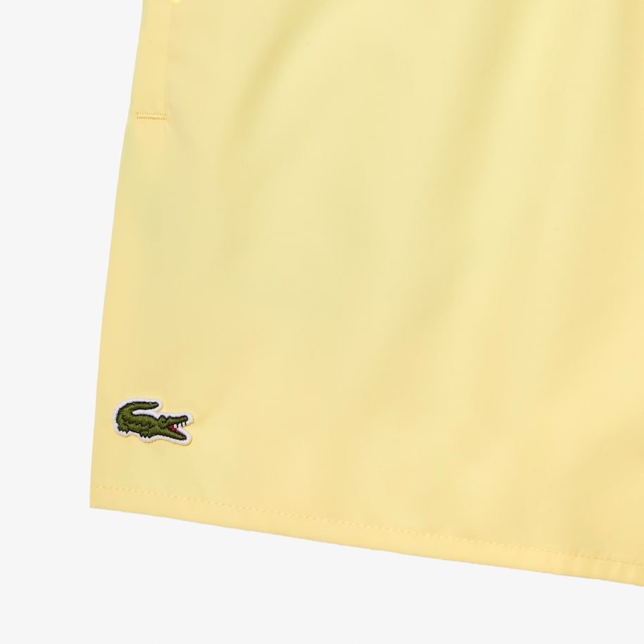 Lacoste Short de bain jaune léger à séchage rapide - Lothaire