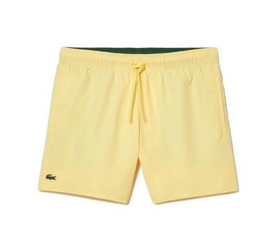 Lacoste Short de bain jaune léger à séchage rapide - Lothaire