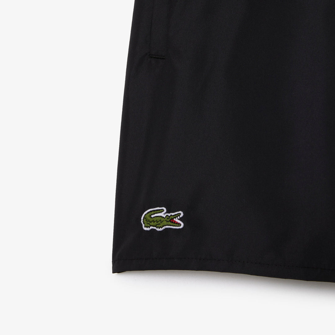 Lacoste Short de bain noir léger à séchage rapide - Lothaire
