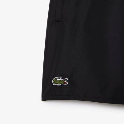 Lacoste Short de bain noir léger à séchage rapide - Lothaire