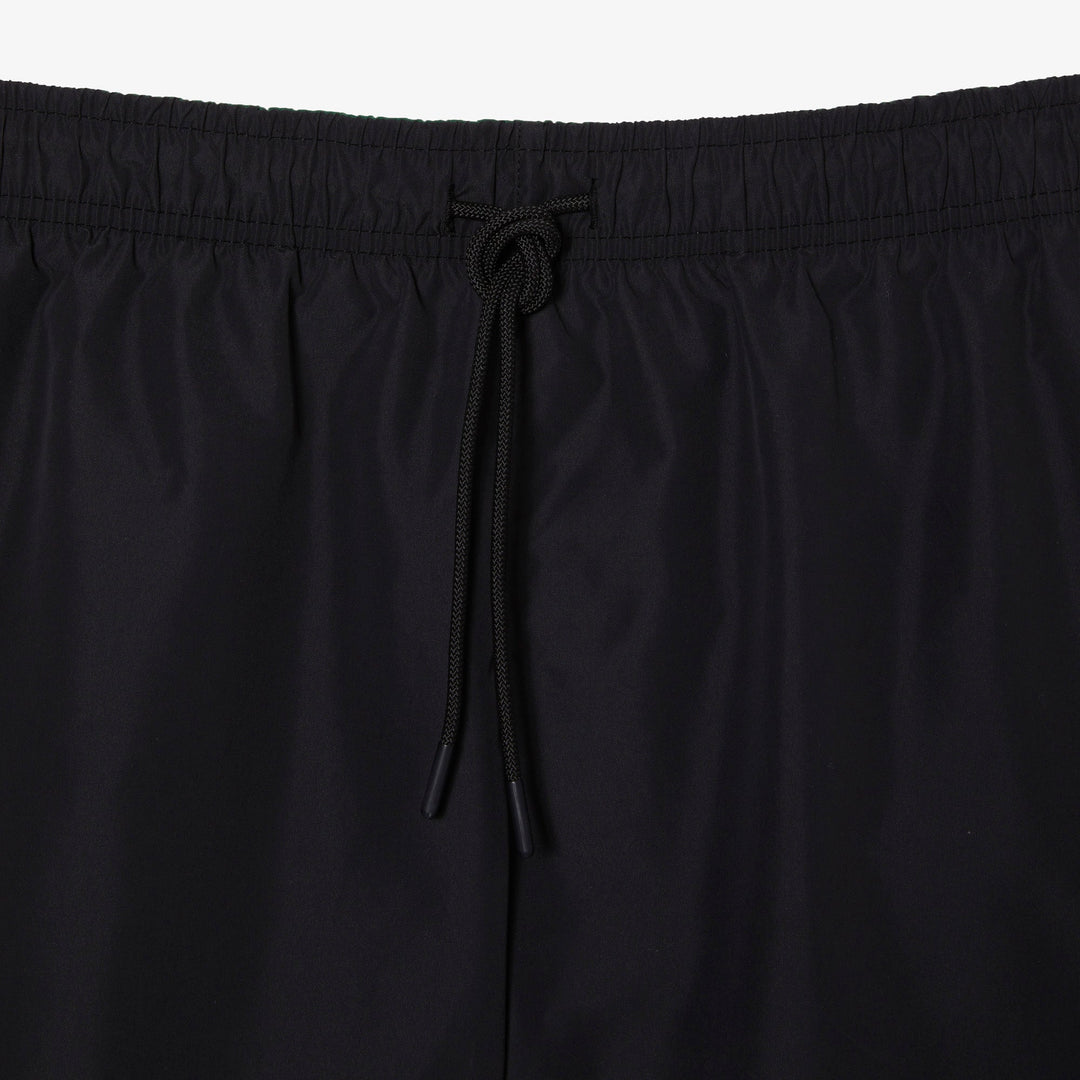Lacoste Short de bain noir léger à séchage rapide - Lothaire