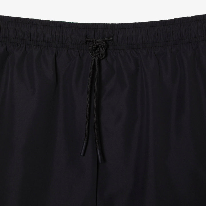 Lacoste Short de bain noir léger à séchage rapide - Lothaire
