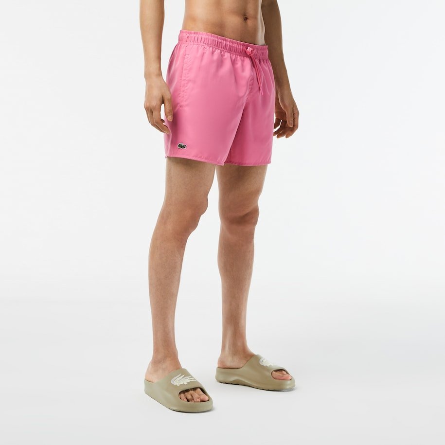 Lacoste Short de bain rose léger à séchage rapide - Lothaire