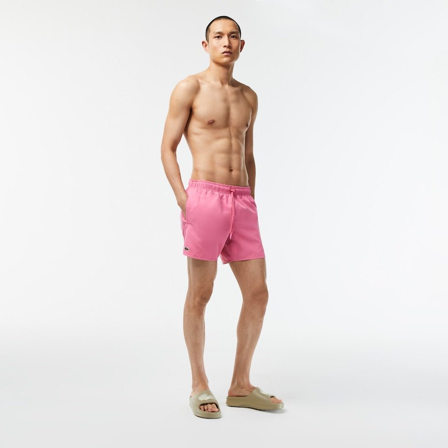Lacoste Short de bain rose léger à séchage rapide - Lothaire
