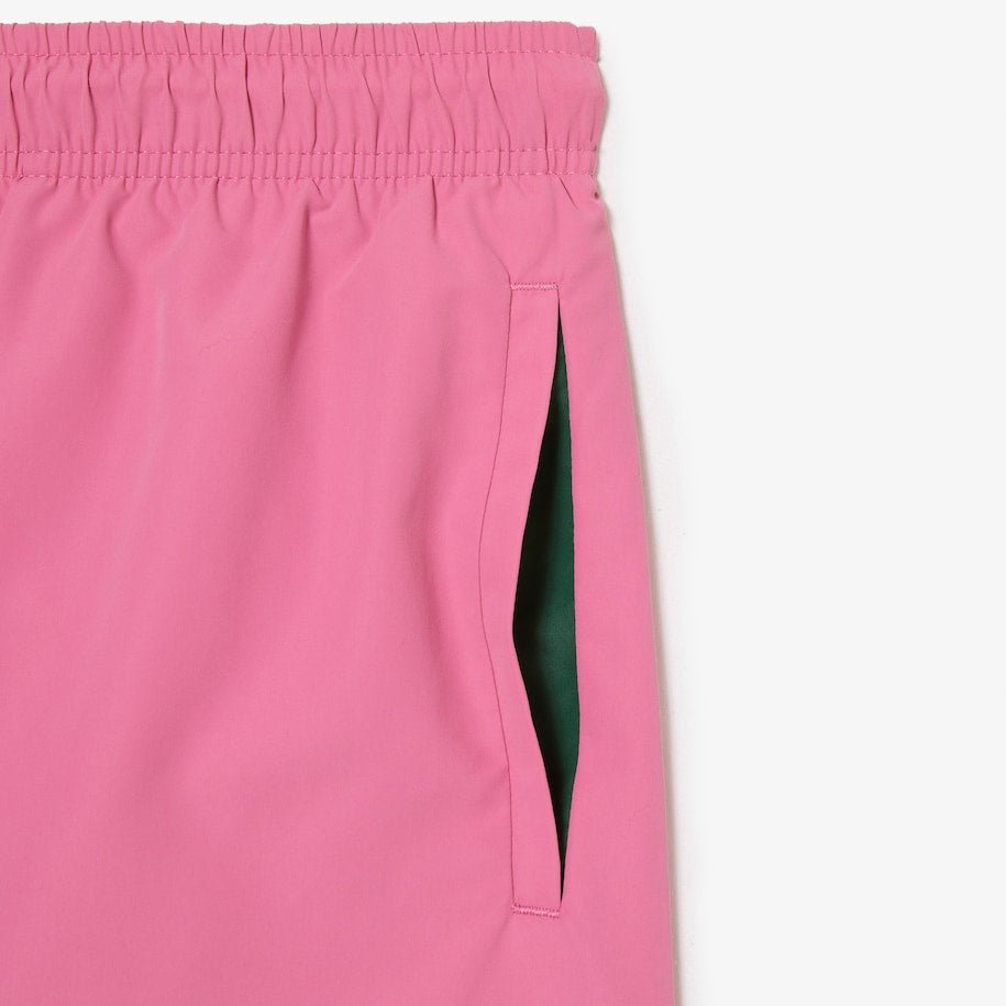 Lacoste Short de bain rose léger à séchage rapide - Lothaire