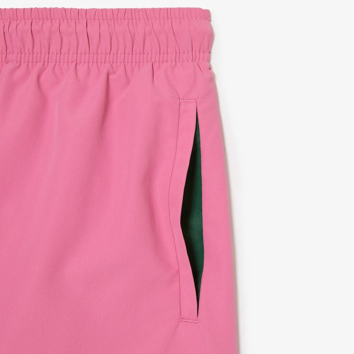 Lacoste Short de bain rose léger à séchage rapide - Lothaire