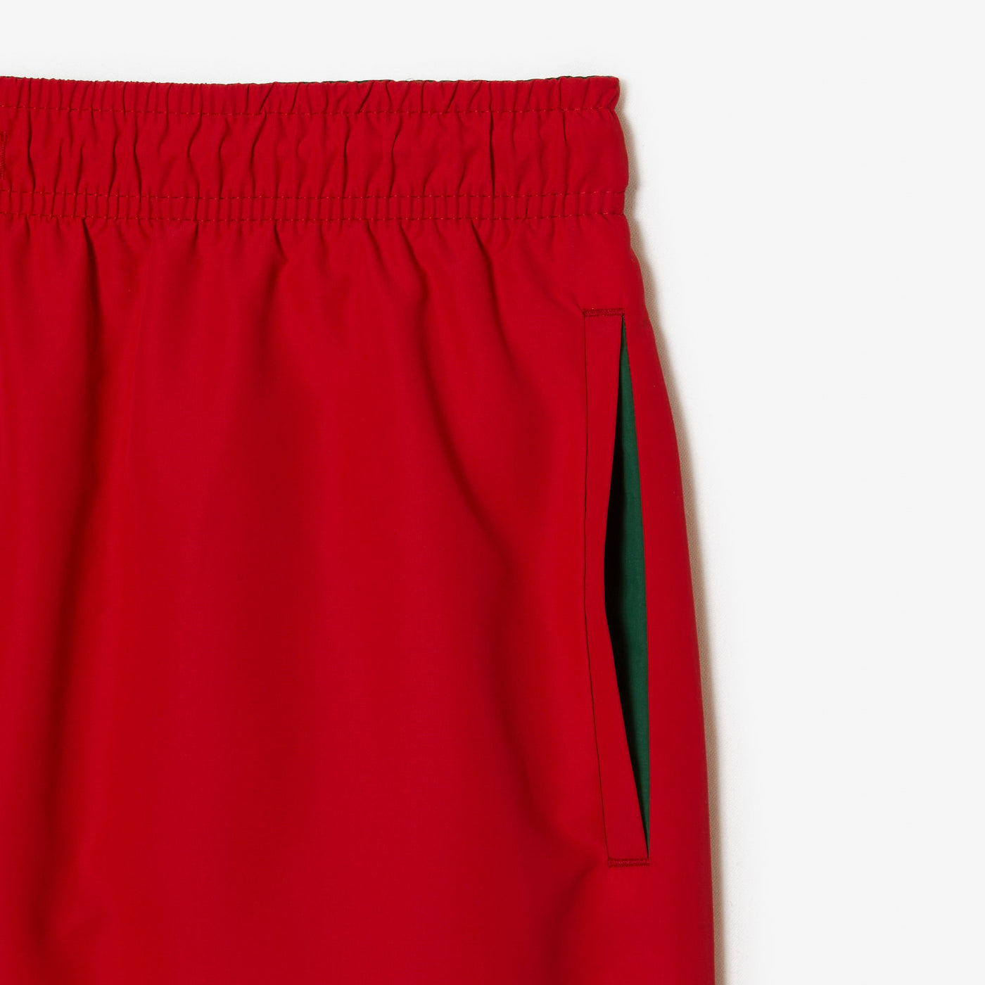 Lacoste Short de bain rouge léger à séchage rapide - Lothaire