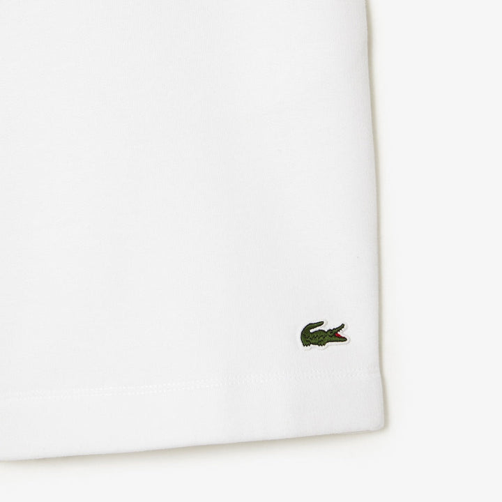 Lacoste Short léger blanc en molleton - Lothaire