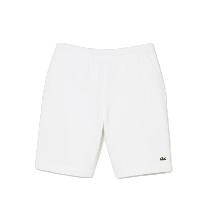 Lacoste Short léger blanc en molleton - Lothaire