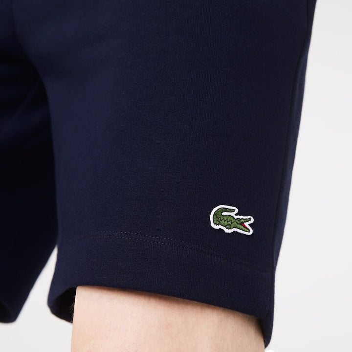 Lacoste Short léger marine en molleton - Lothaire