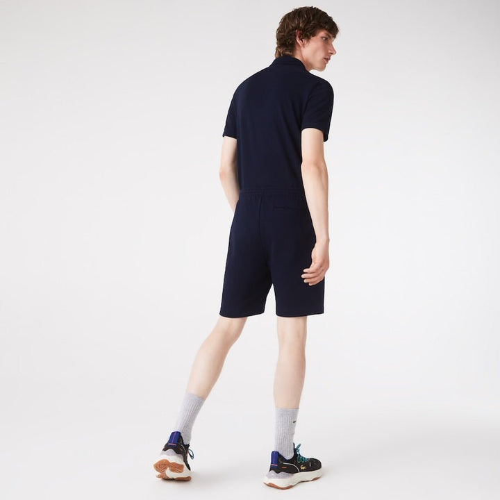 Lacoste Short léger marine en molleton - Lothaire
