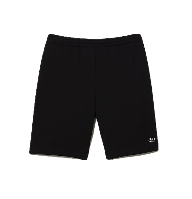 Lacoste Short léger noir en molleton - Lothaire