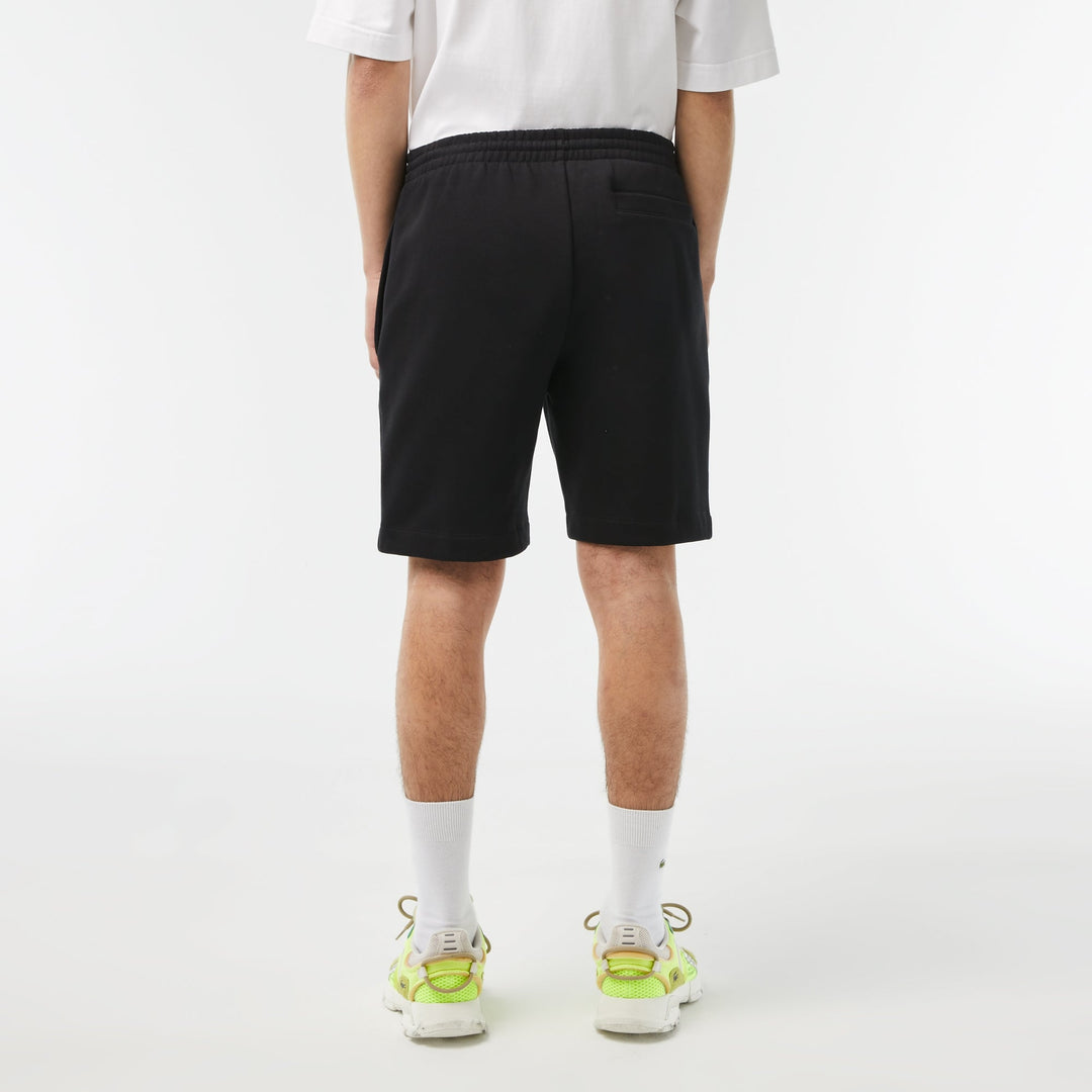 Lacoste Short léger noir en molleton - Lothaire