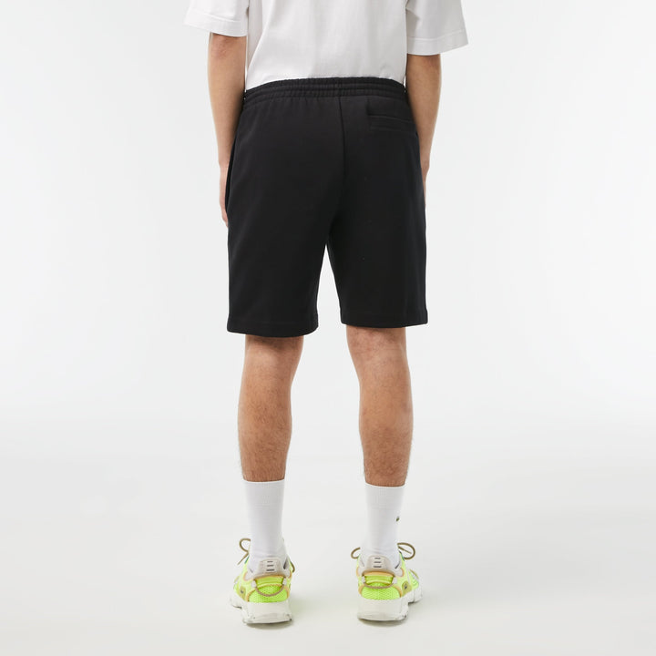 Lacoste Short léger noir en molleton - Lothaire