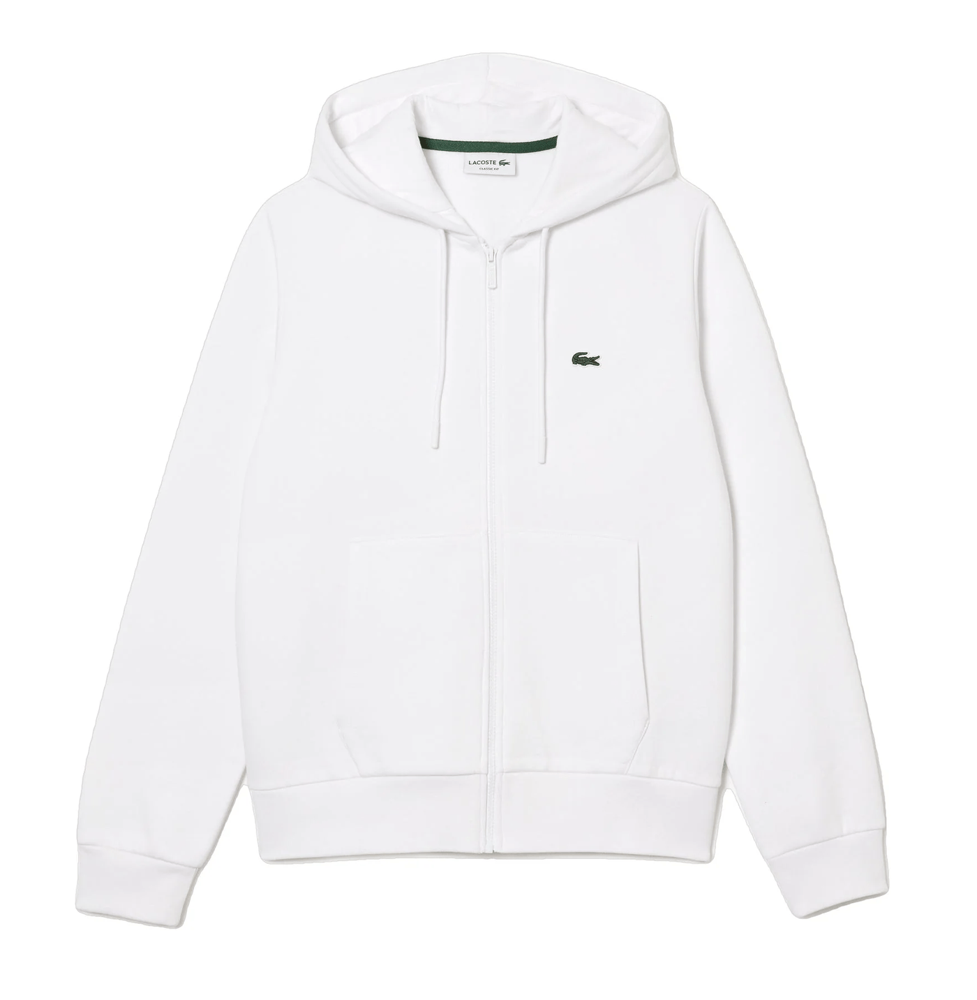 Lacoste molleton Blanc - Livraison Gratuite